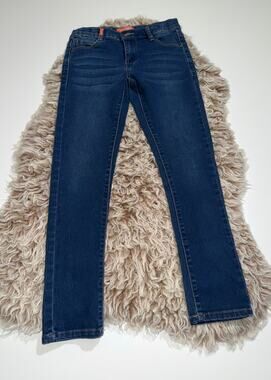 Hailey made with love girls adjustable waist blue jeans